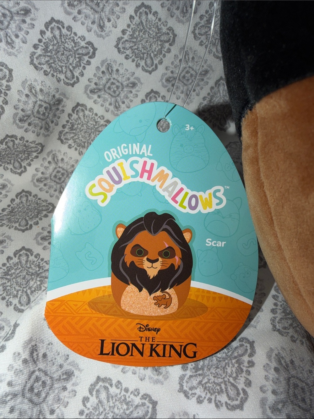 Squishmallows The Lion King Scar Plush - Green, Orange, Black, Brown - Picture 2 of 4